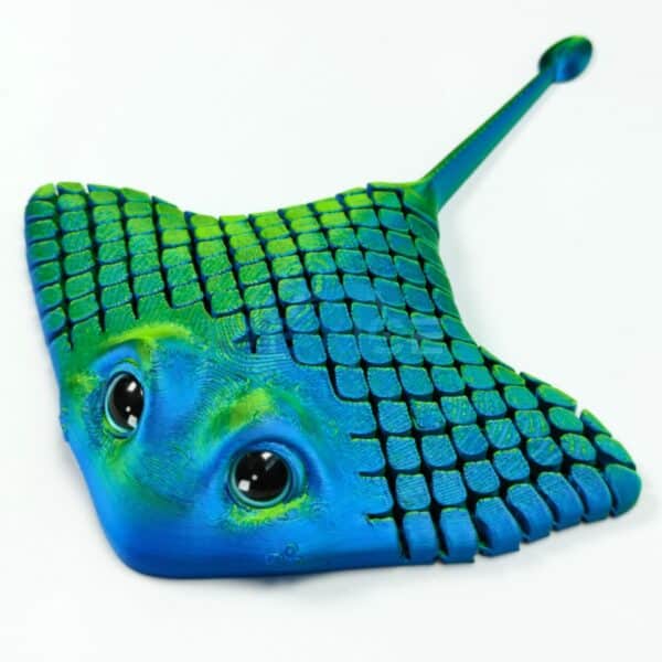 Customized Articulated 3D Printed Devil Fish Toy for Kids - Image 3