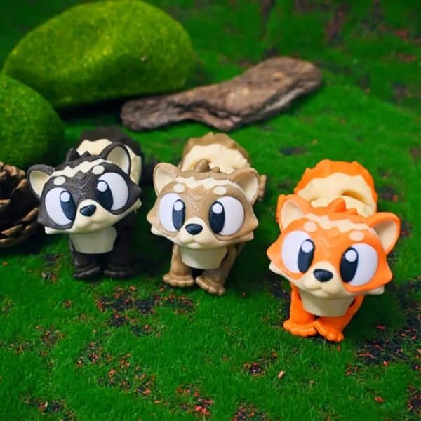 3D Printed Cute Ferret Statues Articulated Ferret Toy for Kids - Image 7