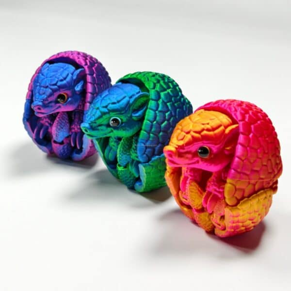 Custom 3D Printed Articulated Pangolin Artificial Eye Design - Image 2