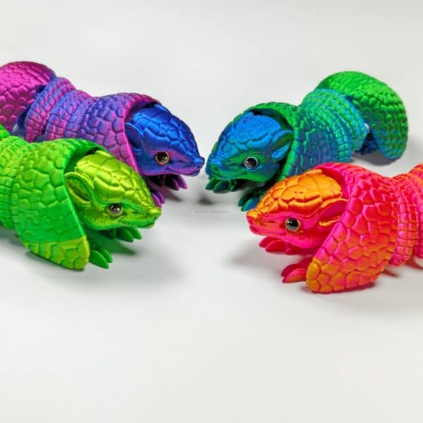 Custom 3D Printed Articulated Pangolin Artificial Eye Design - Image 3