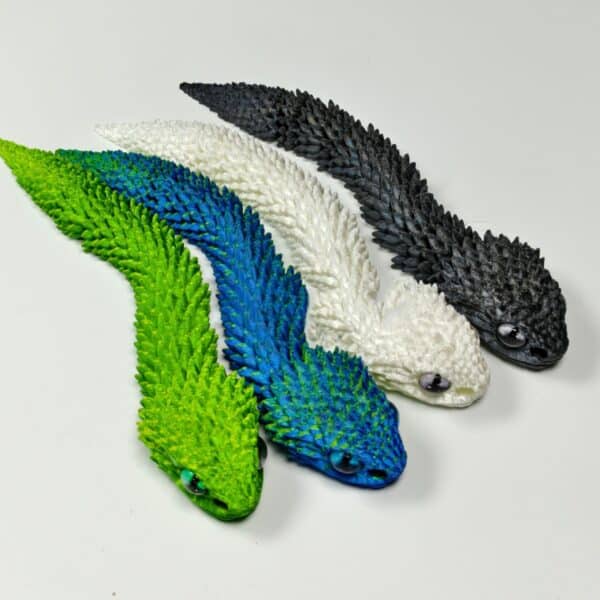 3D Flexible Viper Toy Custom Articulated Snake for Kids - Image 2