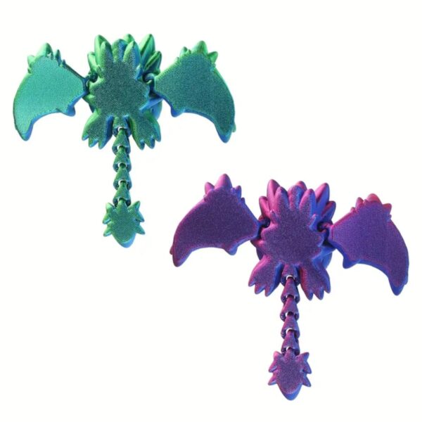 Creative 3D Printed Chubby Dragon Movable Toy For Kids - Image 5