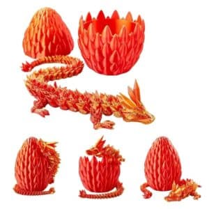 Crystal Dragon Egg Articulated Model