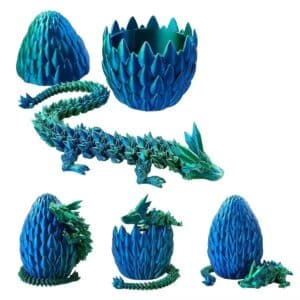 Creative 3D Printed Crystal Dragon Egg