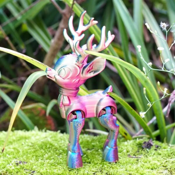 Movable 3D Printed Universal Deer Models Toy For Kids - Image 2