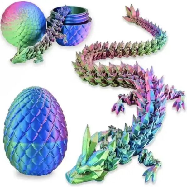 3D Printed Personalized Dragon Egg Model Toy for Children - Image 10