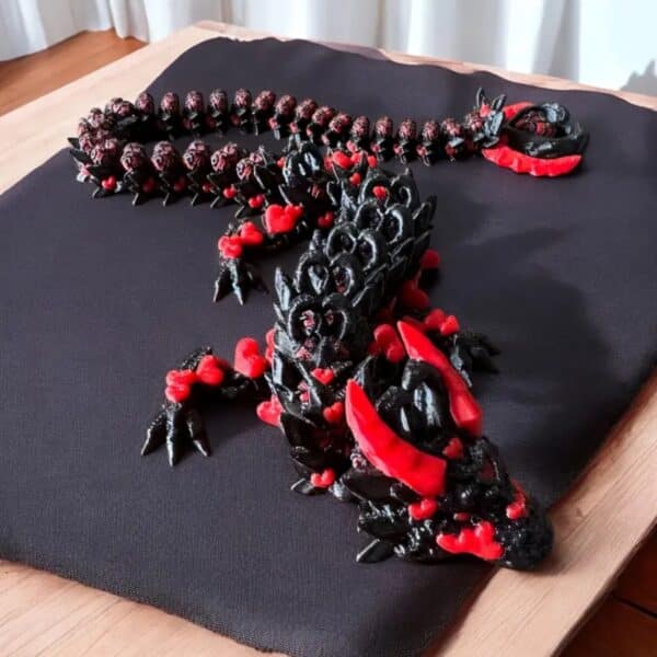 Creative 3D Printed Dragon Figurine Toy for Dragon Lovers - Image 2