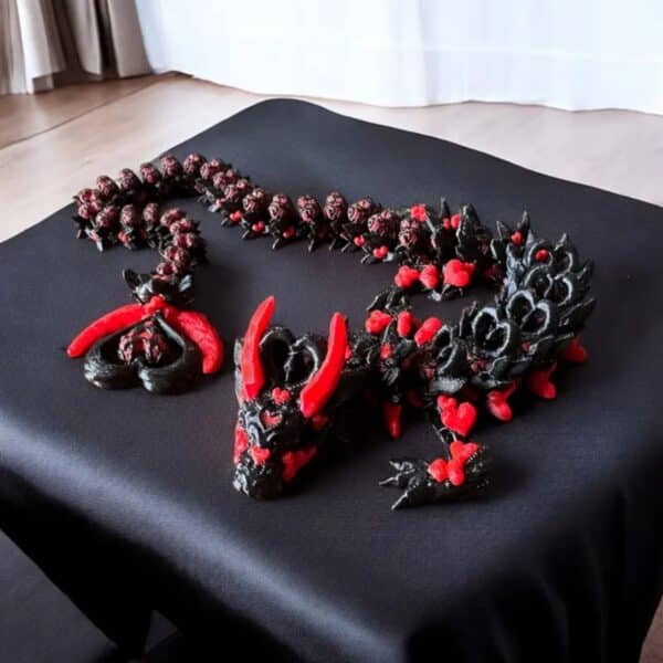 Creative 3D Printed Dragon Figurine Toy for Dragon Lovers - Image 4