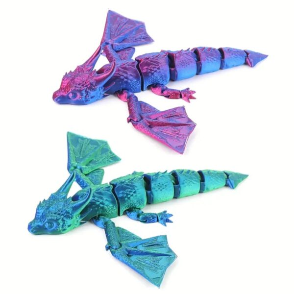Creative 3D Printed Hadrosaur Model Kids Toy - Image 2