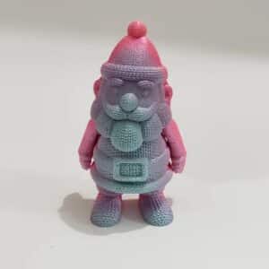 3D Printed Knitted Santa Claus