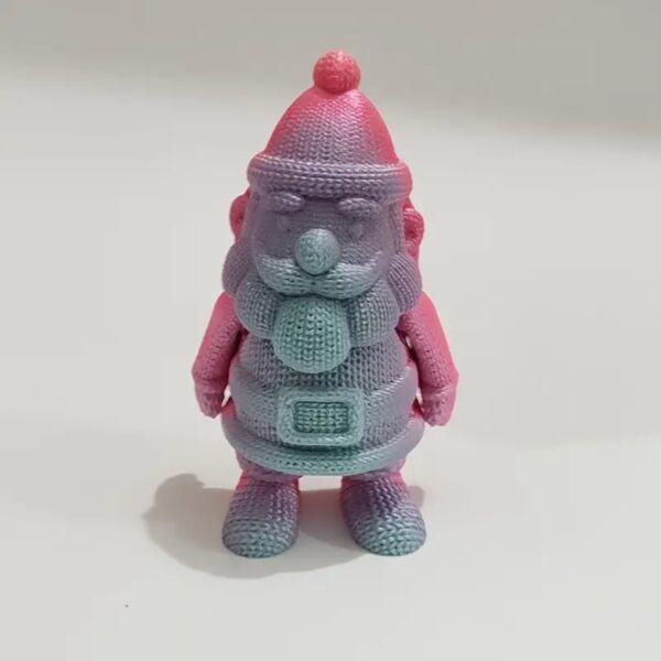 3D Printed Knitted Santa Claus