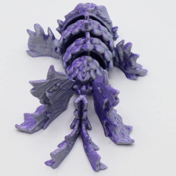 High Quality 3D Printing Purple Grey Gradient Small Carp Toy - Image 7