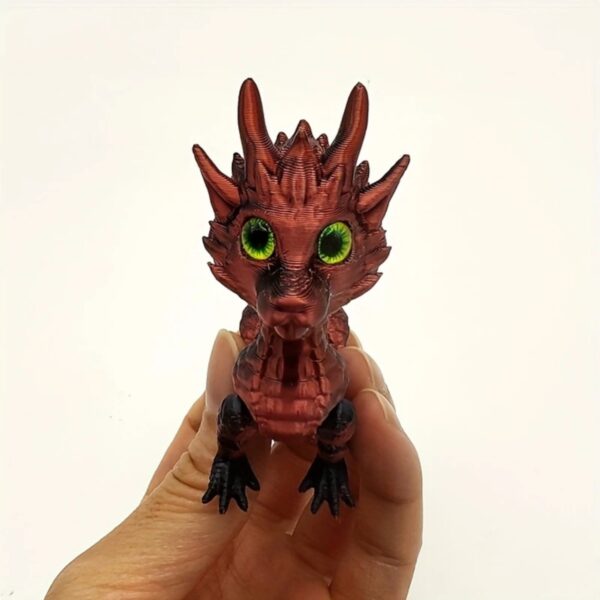 Creative 3D Printed Qilin Dragon Toy for Dragon Lovers - Image 2
