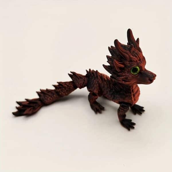 Creative 3D Printed Qilin Dragon Toy for Dragon Lovers - Image 3