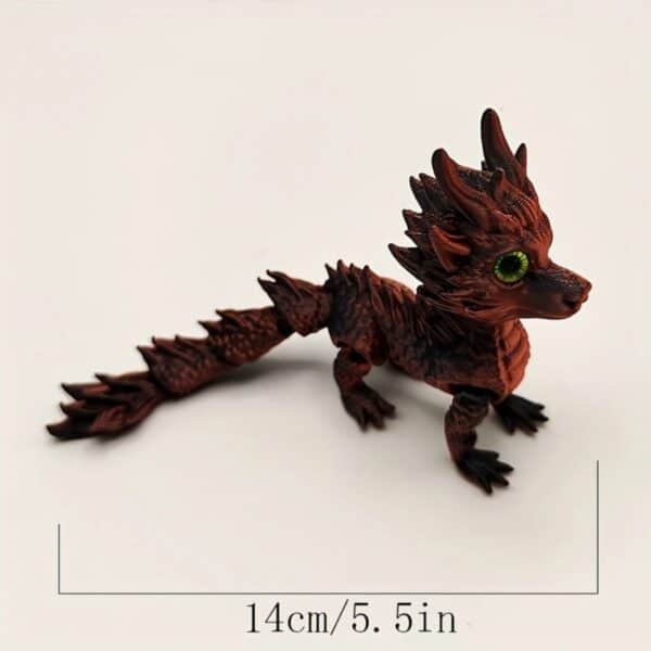 Creative 3D Printed Qilin Dragon Toy for Dragon Lovers - Image 4