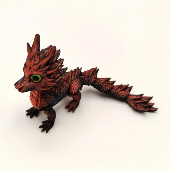 Creative 3D Printed Qilin Dragon Toy for Dragon Lovers - Image 5