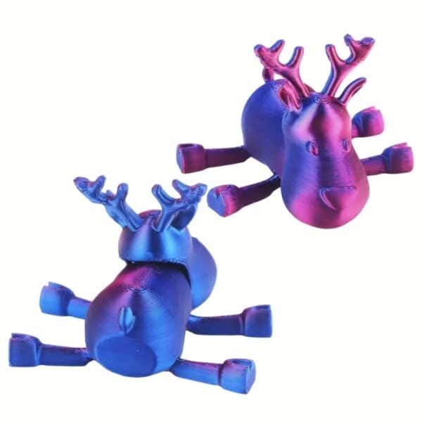 Creative 3D Printed Reindeer Model Toy For Kids - Image 3