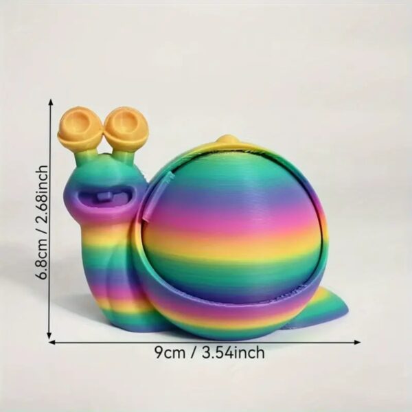 3D Printed Rotating Snails Articulated Toy for Kids - Image 3