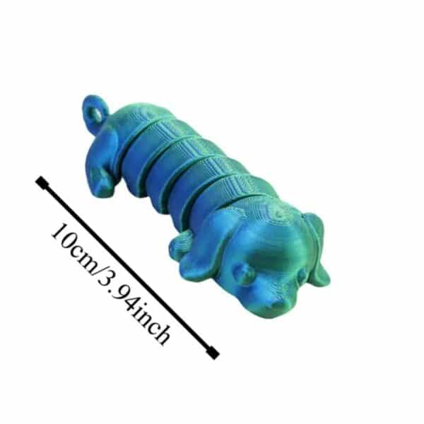 Creative 3D Printed Sausage Dog Movable Toy For Dog Lovers - Image 2
