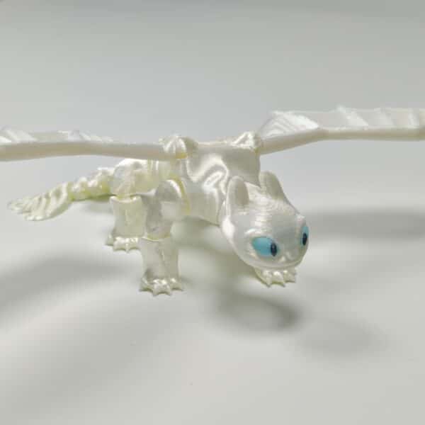 Customizable 3D Printed Toothless Dragon