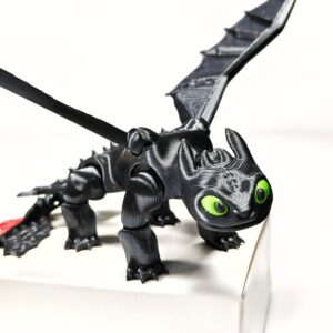 3D Printed Toothless Dragon