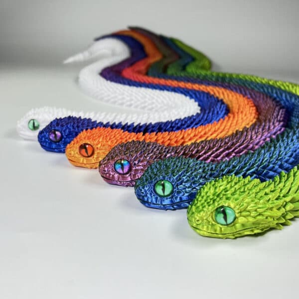 Viper Multi Joint 3D Printed Movable Toy Figure - Image 3
