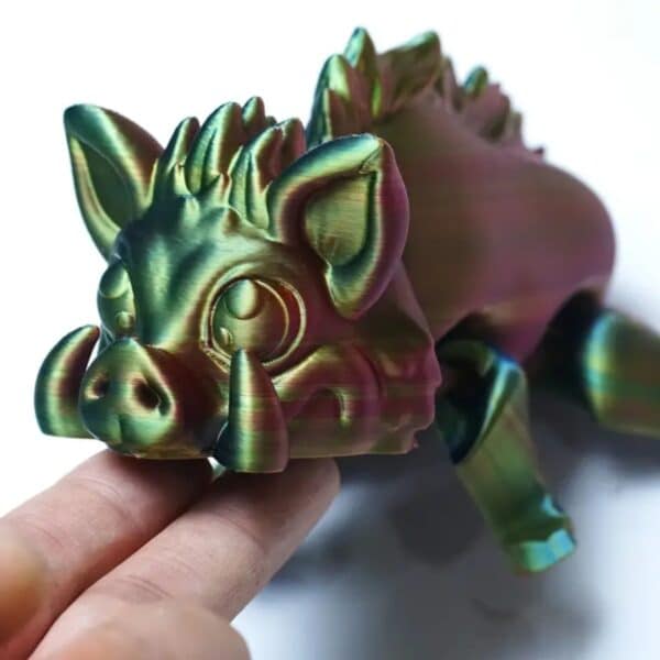 Creative 3D Printed Wild Boar Model Toy With Movable Joints - Image 2