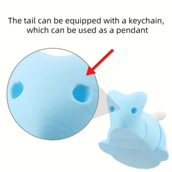 Cute 3D Printed Articulated Dolphin Model Toy For Kids - Image 6