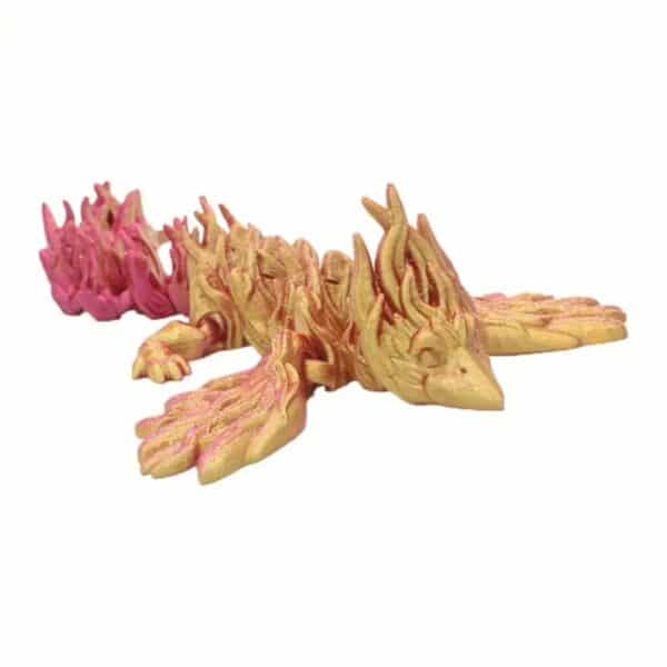 Creative 3D Printed Articulated Firebird Model Toy For Kids - Image 2
