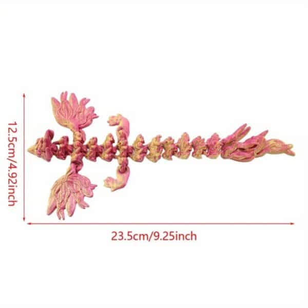 Creative 3D Printed Articulated Firebird Model Toy For Kids - Image 4