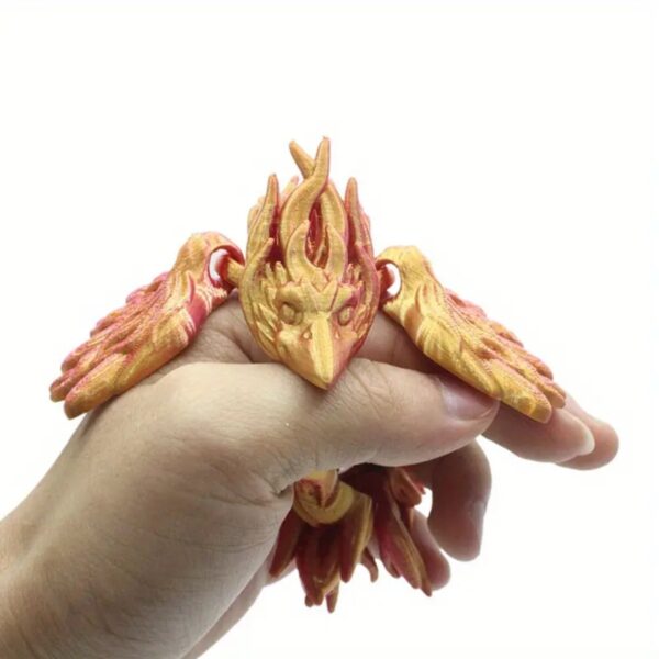 Creative 3D Printed Articulated Firebird Model Toy For Kids - Image 5
