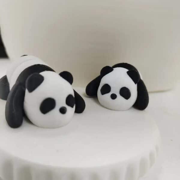 Cute 3D Printed Articulated Panda Model Toy For Kids - Image 2