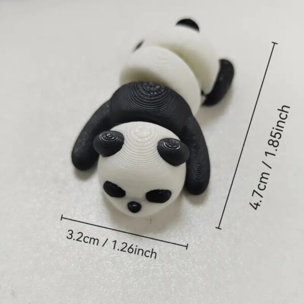 Cute 3D Printed Articulated Panda Model Toy For Kids - Image 3