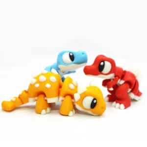 Adorable Multicolor Dinosaur