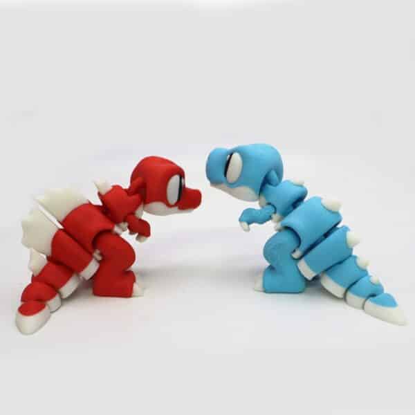 3D Printed Cartoon Dinosaur