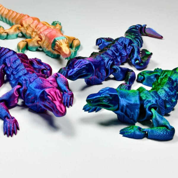 3D Movable Joint Monitor Lizard Toy for Decoration - Image 2