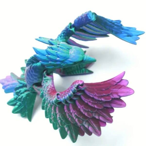 Creative 3D Printed Articulated Phoenix Bird Toy For Kids - Image 4