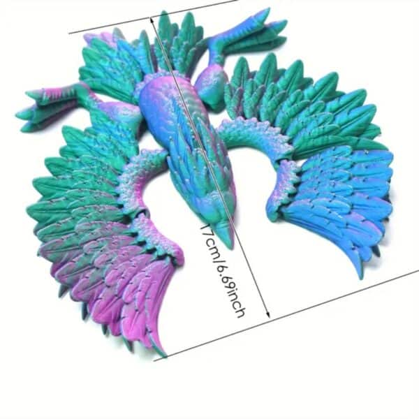 Creative 3D Printed Articulated Phoenix Bird Toy For Kids - Image 6