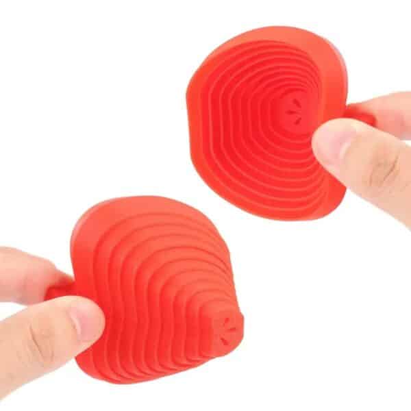 Flexible Apple Stacked Ring