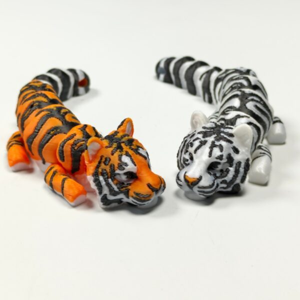 Creative 3D Printed Articulated Tiger Model Toy For Kids - Image 2