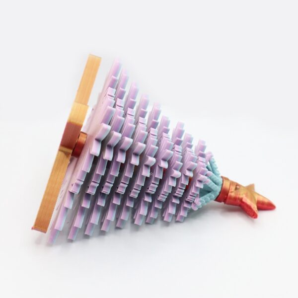 3D Printed Christmas Tree CNC Made Creative Articulated Model - Image 3