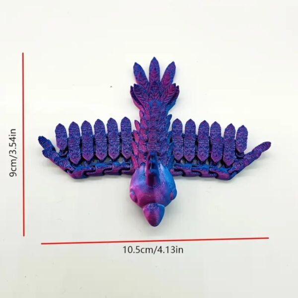 Creative Articulated 3D Printed Bird Toy For kids - Image 5