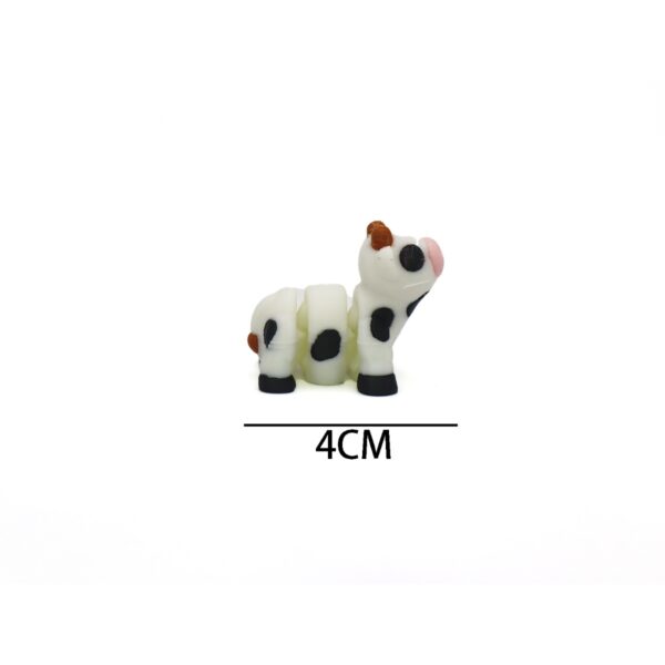 Creative 3D Printed Articulated Cow Toy Model for Kids - Image 3