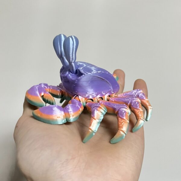 Movable Crab Hand Model Toy 3D Printed for Children - Image 3