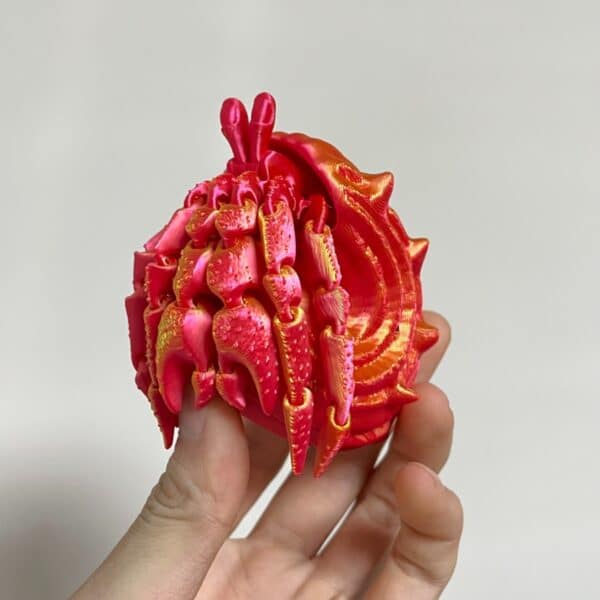 3D Printed Colorful Crab Toy with Moving Joints for Kids - Image 5