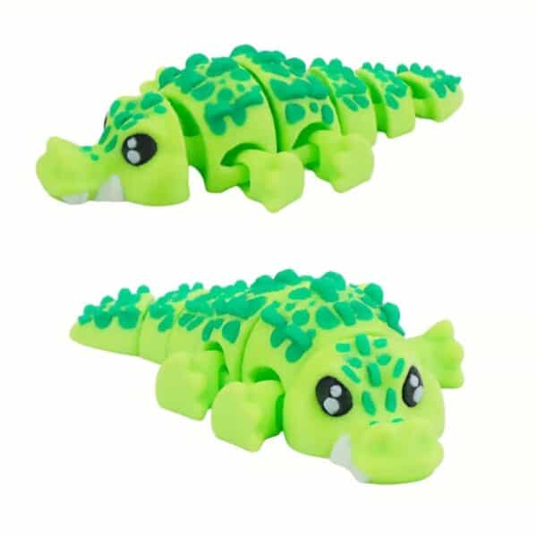3D Printed Spiny Little Crocodile Toy for Reptile Lovers - Image 4