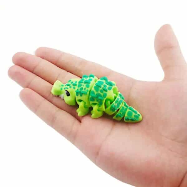 3D Printed Spiny Little Crocodile Toy for Reptile Lovers - Image 6