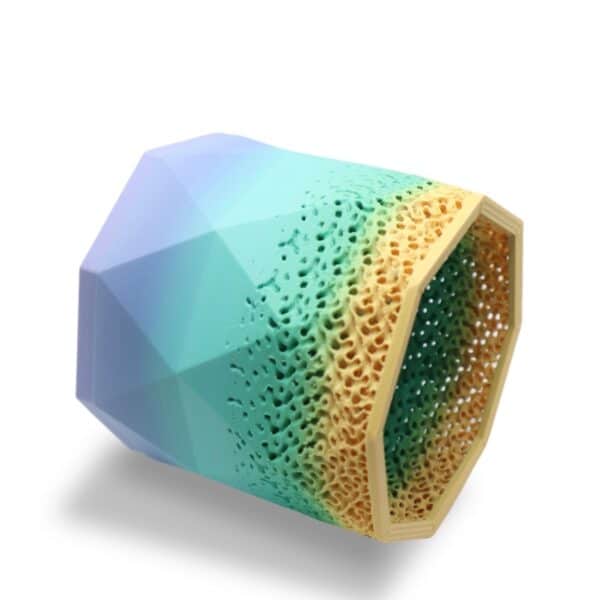 Customizable 3D Printed Multi-Color Plastic Office Pen Holder - Image 4