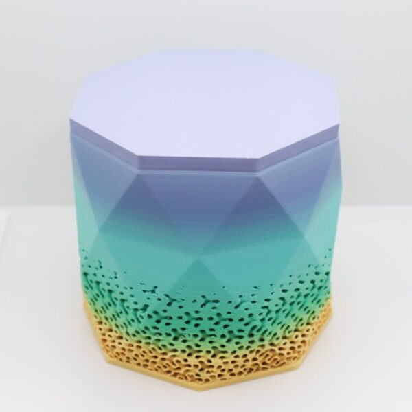Customizable 3D Printed Multi-Color Plastic Office Pen Holder - Image 5