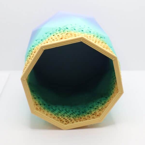 Customizable 3D Printed Multi-Color Plastic Office Pen Holder - Image 7